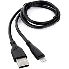 Кабель Cablexpert USB Type-A - Lightning CCB-USB-AMAPO1-1MB (1 м, черный)