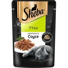 Пресервы Sheba Ломтики в соусе. Утка 75 г
