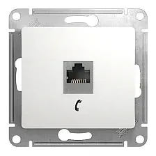 Розетка телефонная Systeme Electric Glossa GSL000181T