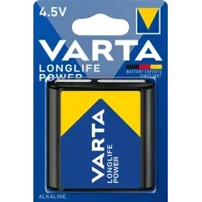 Батарейка Varta Longlife Power 4.5V/3LR12 Alkaline 4.5V 4912 121 411
