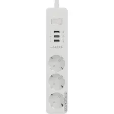 Сетевой фильтр Harper UCH-325 (белый)