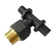 Тройник Varmega Slide-fit с наружной резьбой 16х1/2