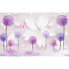 Фотообои Citydecor Цветочная Абстракция 10 3D с защитным покрытием 400x260