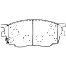 Комплект тормозных колодок, дисковый тормоз FIT FP5156