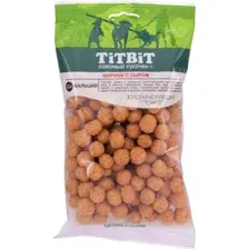 Лакомство для собак TiTBiT Золотая коллекция. Шарики с сыром 95 г
