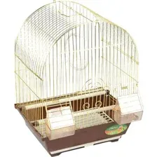 Клетка для птиц Triol 2100AG, золото, 30х23х39 см