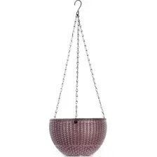 Кашпо BOTANICA Rattan с вставкой (21x13см, коричневый)