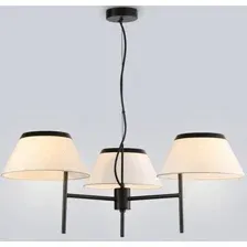 Подвесная люстра Ambrella LH72451/3 BK/WH (черный/белый)