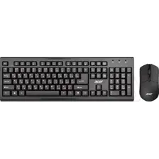 Клавиатура+мышь беспроводная   Acer OKR120 черный