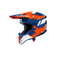 Мотошлем Airoh WRAAAP Vision WRAV32-M (M, оранжевый/синий глянец)