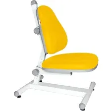 детское кресло COMF-PRO Coco Chair, черный (+ чехол желтый)