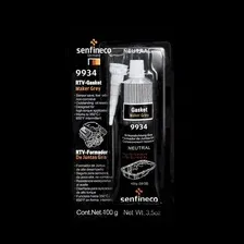  Senfineco Cиликоновый герметик RVT серый 100г 9934