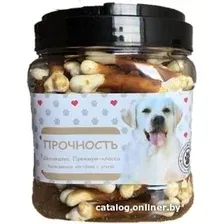 Лакомство для собак O'dog Прочность - Кальциевая косточка с уткой 750 г