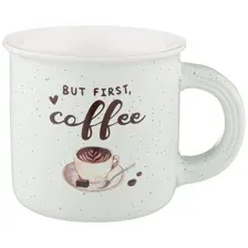 Кружка Lefard But First Coffee 260-976 (белый)