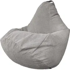 Кресло-мешок Flagman Груша Макси XXL Г2.5-254 (Crown 17 Grey)