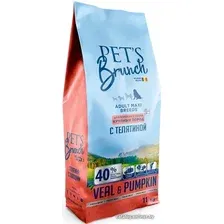 Сухой корм для собак Pet's Brunch для взрослых собак крупных пород с телятиной 11 кг