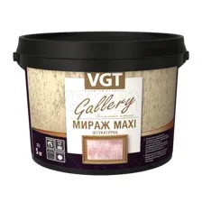 Штукатурка декоративная VGT Мираж Maxi серебристо-белая 5 кг