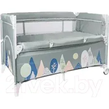 Манеж-кровать Amarobaby Transform Mountains AMARO-26TrM/13 (зеленый)