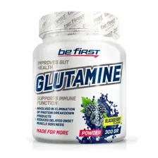 Glutamine powder (глютамин) 300 гр, вкус ежевика/ Be First
