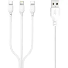Кабель 3 в 1 XO NB103 (белый)