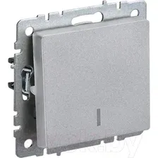 Выключатель IEK Brite BR-V10-1-10-K47 (алюминий)