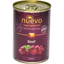 Влажный корм для кошек Nuevo Adult Beef / 95111 (400г)