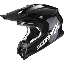 Мотошлем Scorpion Exo VX-16 Evo Air Solid (р. 2XL, черный)