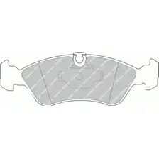 Тормозные колодки дисковые передняя ось FERODO FSL1067