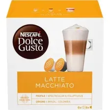 Кофе в капсулах Nescafe Dolce Gusto Latte Macchiato капсульный 16 шт (8 порций)