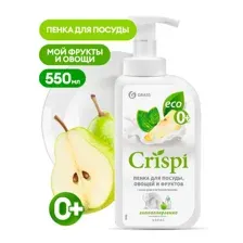 CRISPI Экопенка для мытья посуды с ароматом груши и базилика 550мл