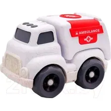 Автомобиль игрушечный Funky Toys Эко-машинка. Скорая помощь / FT0278081 (белый)