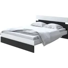 Кровать PROxSON Milton 120x190 (белый/черный)