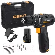 Аккумуляторная дрель-шуруповерт Deko GCD12DU3 / 063-4038