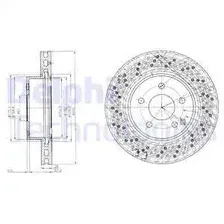 Тормозной диск DELPHI BG4142