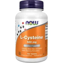 Аминокислота Now Foods L-Cysteine 500 мг (100 таблеток)