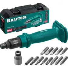 Набор отвертка с битами KRAFTOOL 25550-H10 (15 предметов)