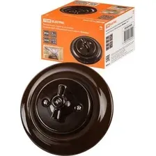 Выключатель TDM Electric Болонь SQ1820-0418 (коричневый)