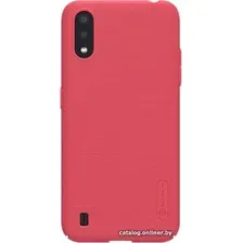 Чехол для телефона Nillkin Super Frosted Shield для Samsung Galaxy A01 (красный)