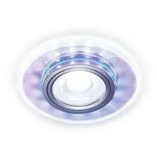 Точечный светильник Ambrella light S211 PR MR16+3W (хром/перламутровый)