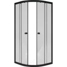 Душевой уголок Метакам Classic Black 80x80 ШПS_013570 (прозрачное стекло)