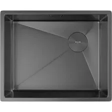 Мойка кухонная ZORG Zerox 54 U / IF Side SF PVD Gunblack