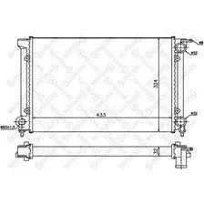 STELLOX                                            10-25004-SX Радиатор охлаждения двигателя