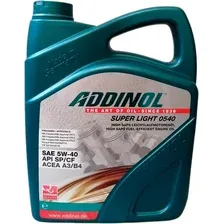 Моторное масло Addinol Super Light 0540 5W-40 5л