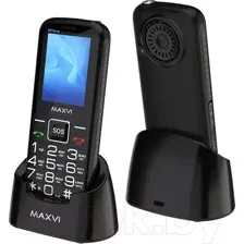 Мобильный телефон Maxvi B 21ds up, черный
