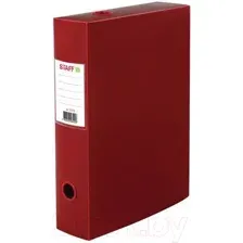 Коробка архивная Staff 237276 (красный)