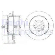 Тормозной диск DELPHI BG3691