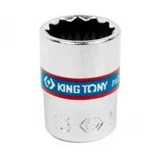 Головка торцевая двенадцатигранная 1/4" 13 мм KING TONY 233013M