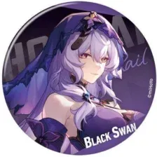 Значок miHoYo Interstellar Travel Series Part 2 Black Swan HSR278