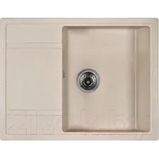 Мойка кухонная Wisent 650-30W (с сифоном GER013)