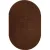 Ковер Merinos Lana T600-OVAL-BROWN (1x2)